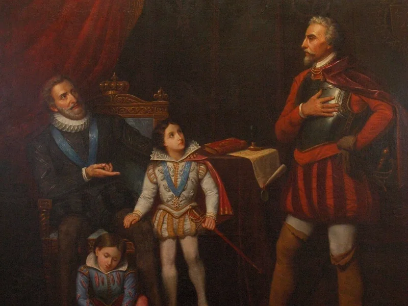 1809-Louis-Auguste Ronjon - Henri IV recommandant ses enfants au Connétable de Lesdiguières